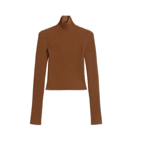 Wool And Cashmere Ribbed Turtleneck