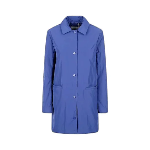Long-Sleeved Button-Up Coat