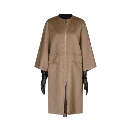 Atelier Amour Zip-Up Crewneck Coat