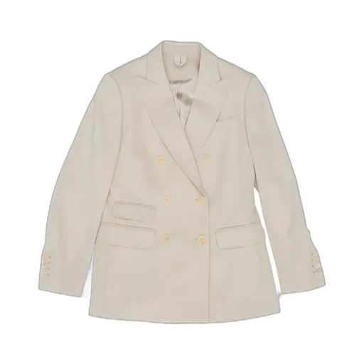 Double-Breasted Long-Sleeved Jacket