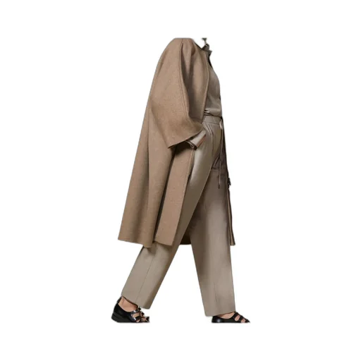 Atelier Amour Zip-Up Crewneck Coat
