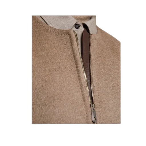 Atelier Amour Zip-Up Crewneck Coat