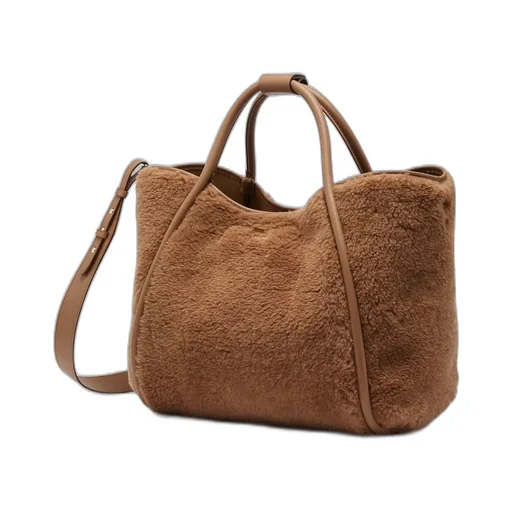 Medium Teddy Fabric Bag