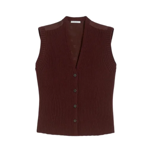 V-Neck Button-Up Gilet