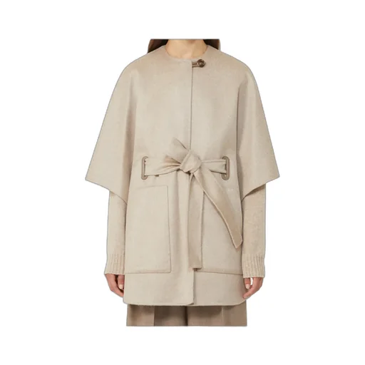 Cashmere Cape With Belt