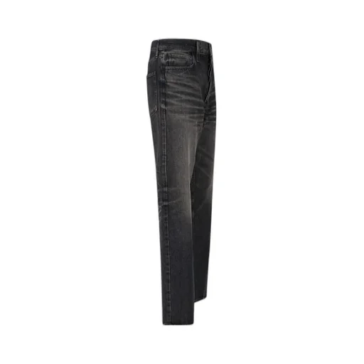 Straight-Leg Distressed Jeans