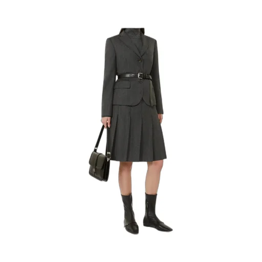 Pleated Midi Skirt