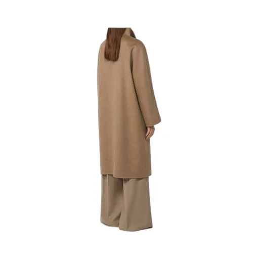 Lilia Open-Front Belted Coat