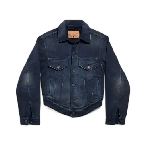 Curved Waistband Jacket