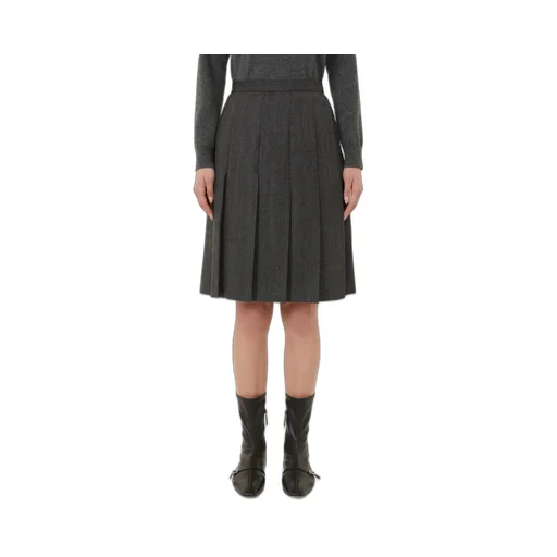 Pleated Midi Skirt