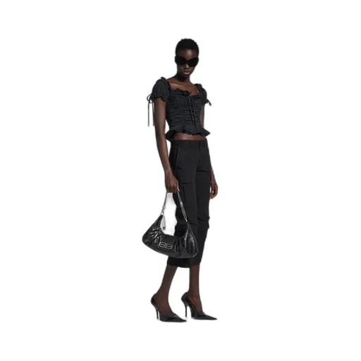 Gathered Cropped Top
