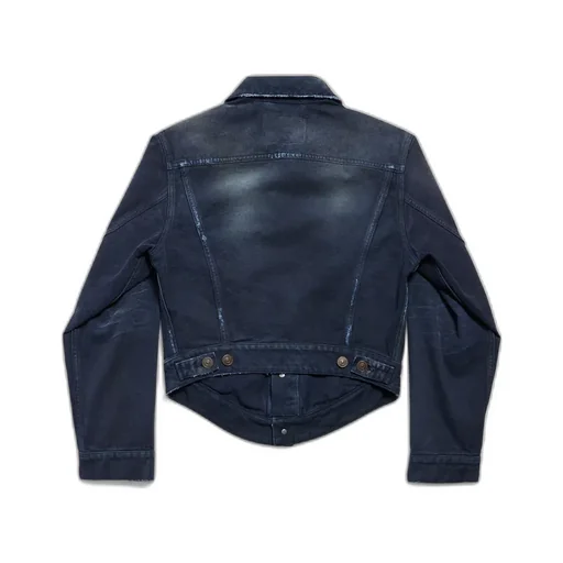 Curved Waistband Jacket