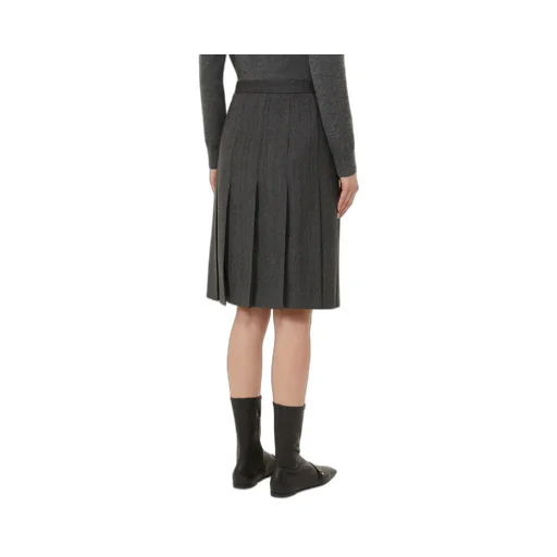 Pleated Midi Skirt