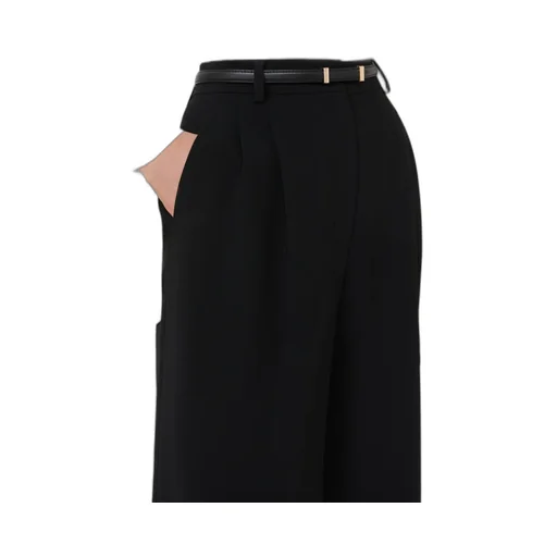 Boero Belted Pleated Shorts