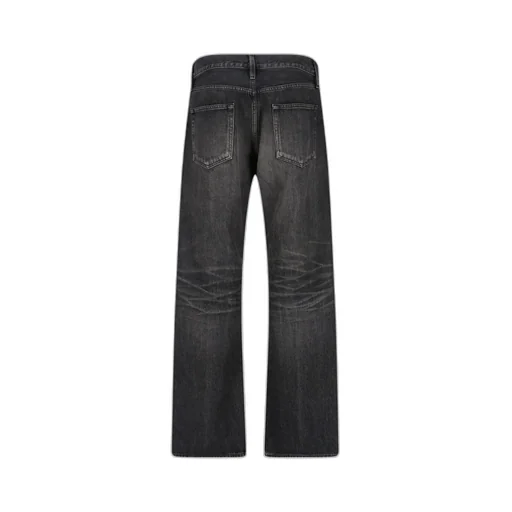 Straight-Leg Distressed Jeans