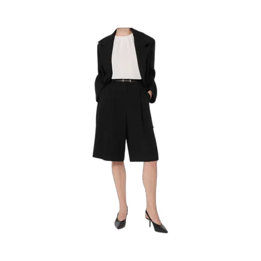 Boero Belted Pleated Shorts