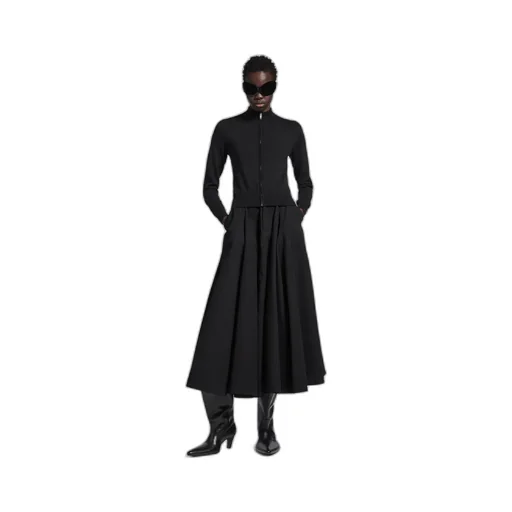 Godet Maxi Skirt