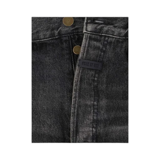Straight-Leg Distressed Jeans