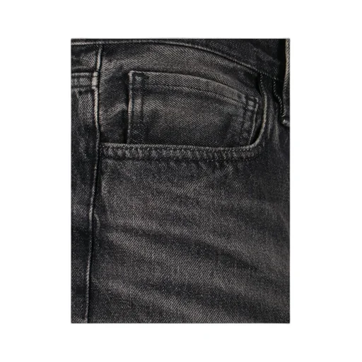 Straight-Leg Distressed Jeans