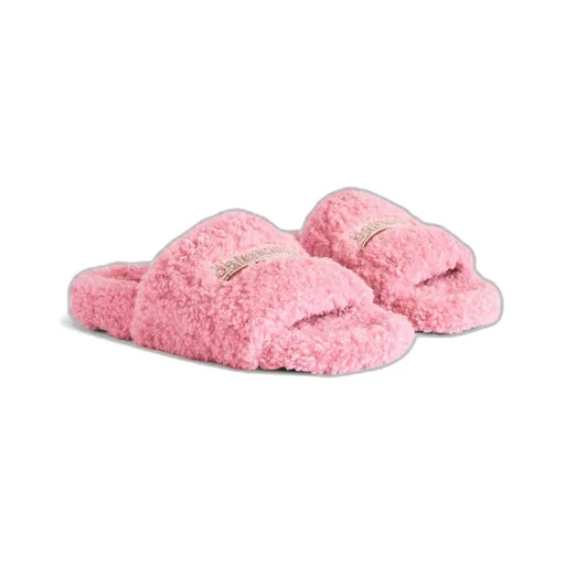 Furry Slide Sandal