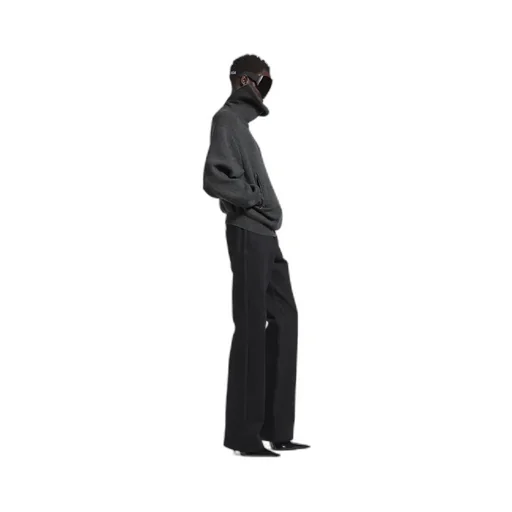 Back-To-Front High Neck Sweater