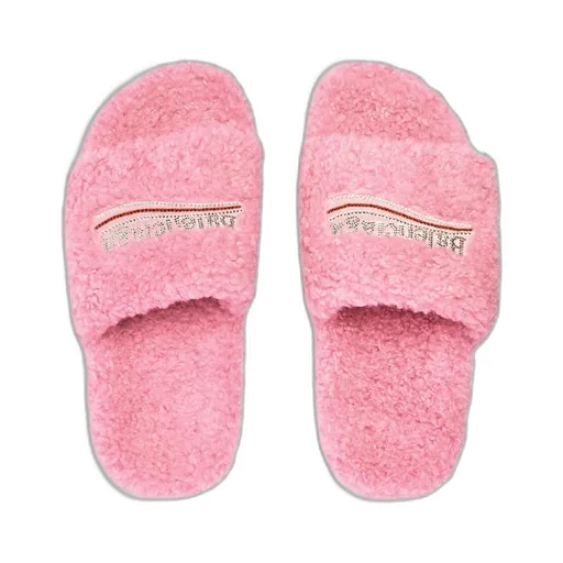 Furry Slide Sandal
