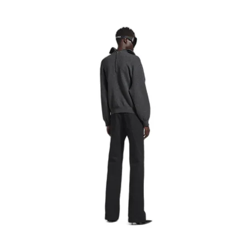 Back-To-Front High Neck Sweater