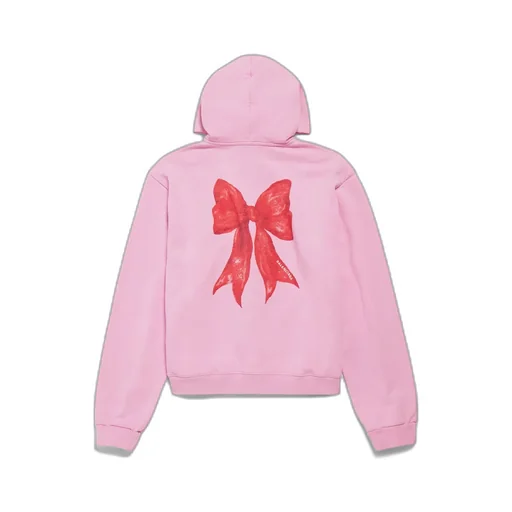 Bow Zip-Up Hoodie Regular Fit