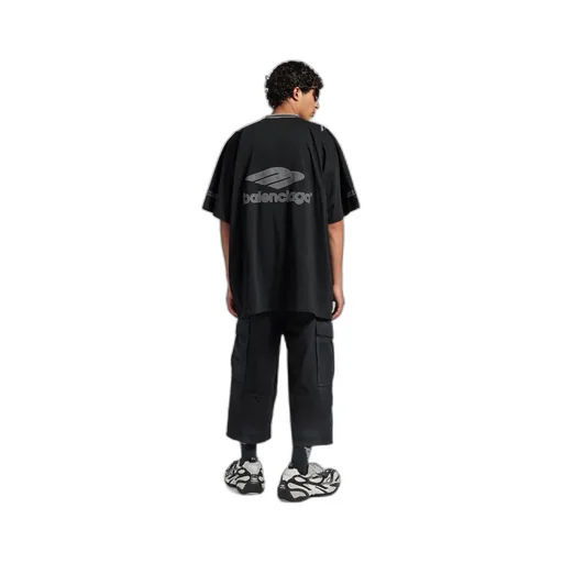 3B Football V-Neck T-Shirt Oversized