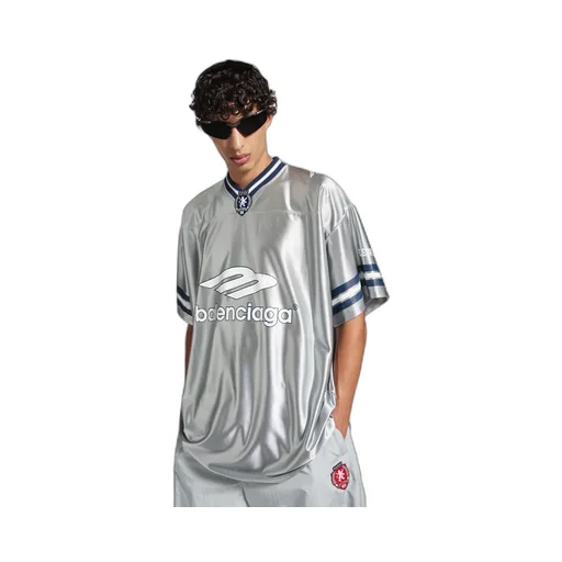 3B Football V-Neck T-Shirt Oversized