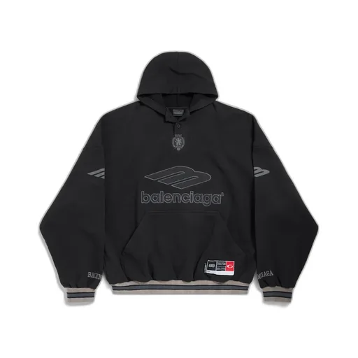 3B Football Polo Hoodie
