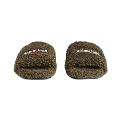 Furry Slide Sandal