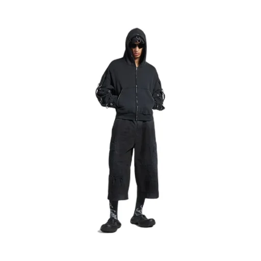 D-Ring Cargo Zip-Up Hoodie
