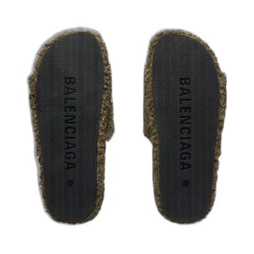 Furry Slide Sandal