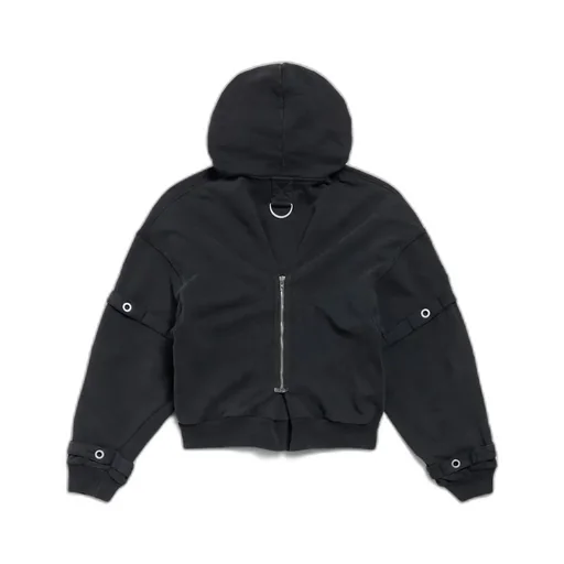 D-Ring Cargo Zip-Up Hoodie