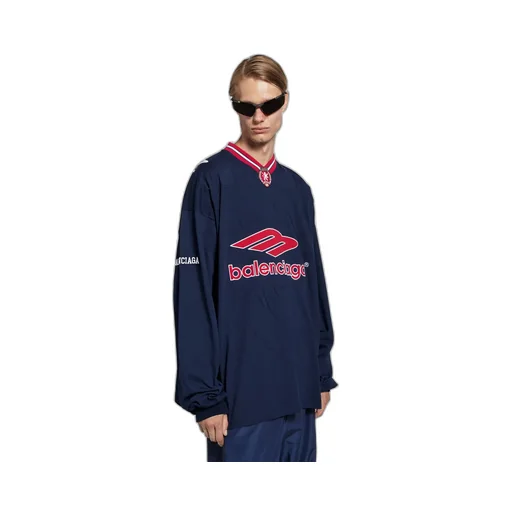 3B Football Long Sleeve V-Neck T-Shirt