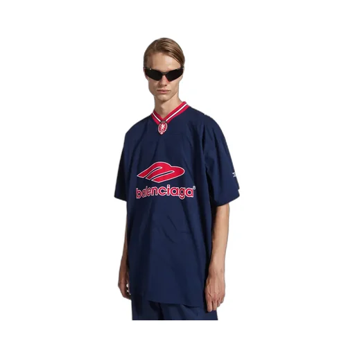3B Football V-Neck T-Shirt Oversized
