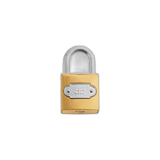 Bb Padlock Charm/Keychain