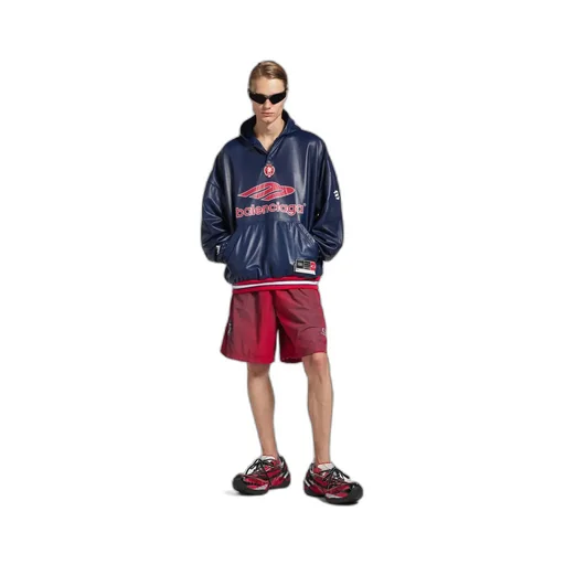 3B Football Polo Hoodie