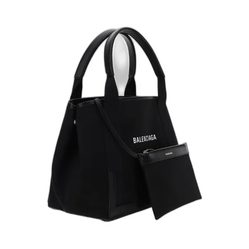 Navy Cabas Tote Bag