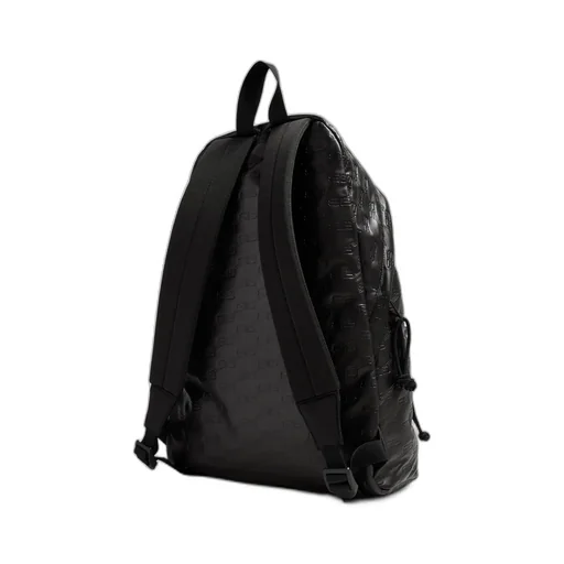 Logo Embossed Backpack