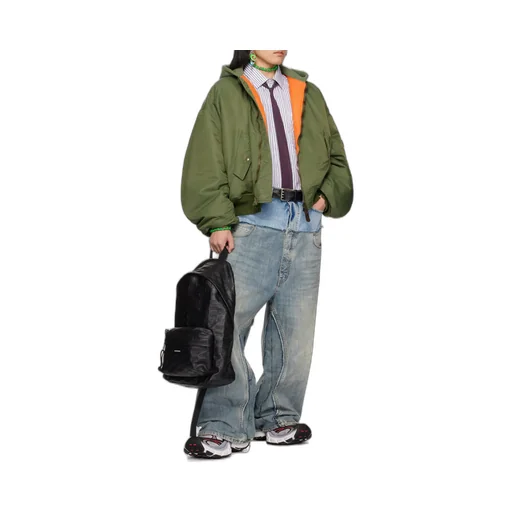 Logo Embossed Backpack