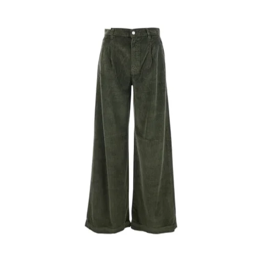 Corduroy Logo Patch Pants