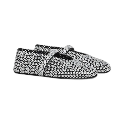 Embellished Ballet Flat Shoes