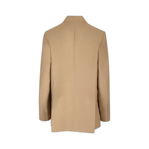 Pocketed Double-Breasted Blazer