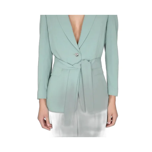 Belted Waist Regular Fit Jacket