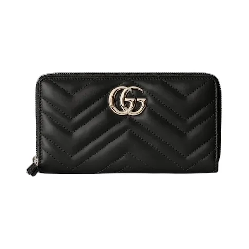 Gg Marmont Zip Around Wallet