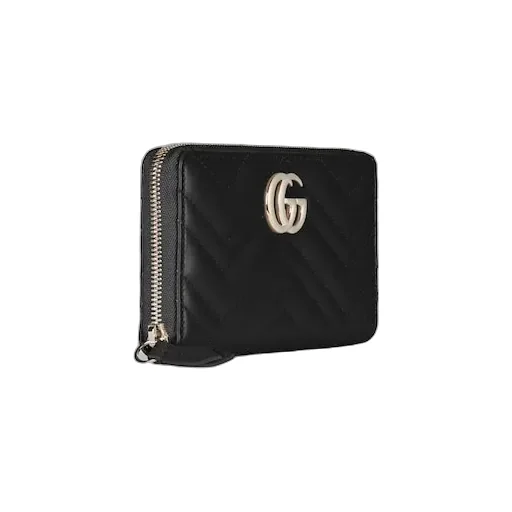 Gg Marmont Zip Around Wallet