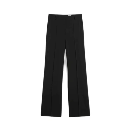 Belt-Looped Mid-Rise Trousers