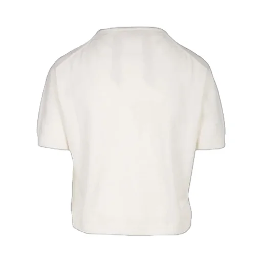 Short Sleeved Logo Detailed Jumper